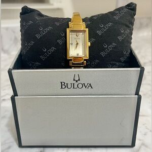 NWT Gold Diamond Women’s Bulova Watch